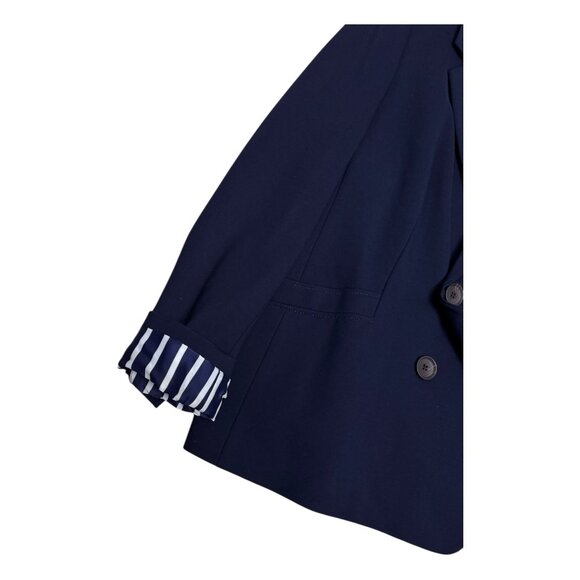 NWT BODEN 2-Piece Luxury Designer Business Blazer PANT SUIT Blue Womens 18R - Picture 6 of 10